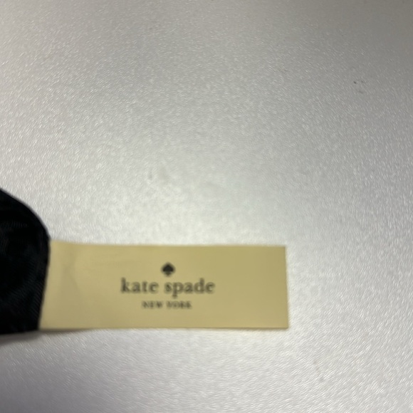 Kate Spade NY Striped Nylon Crossbody Black & White Preppy Academia Classic Chic - Picture 11 of 12